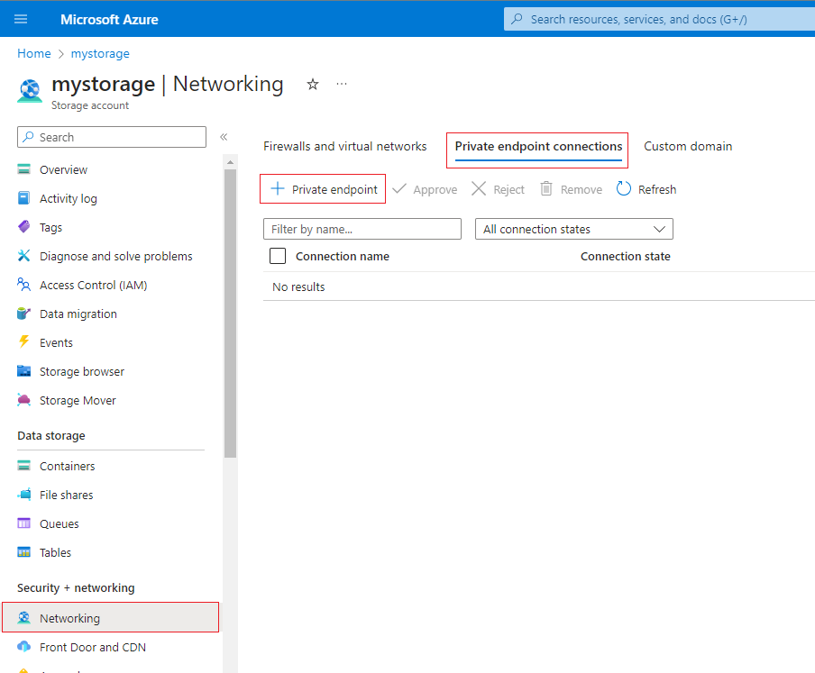 Azure Files Private Endpoint Add