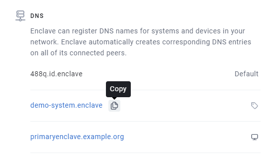 DNS Record Targets in Portal